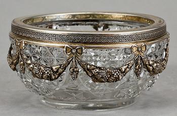 SKÅL, glas och silver, CG Hallberg, Stockholm, 1904.