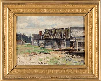 CARL JOHANSSON, oil on canvas, sined and dated, -86.