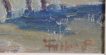 PERSSON, FOLKE, olja på duk, sign.