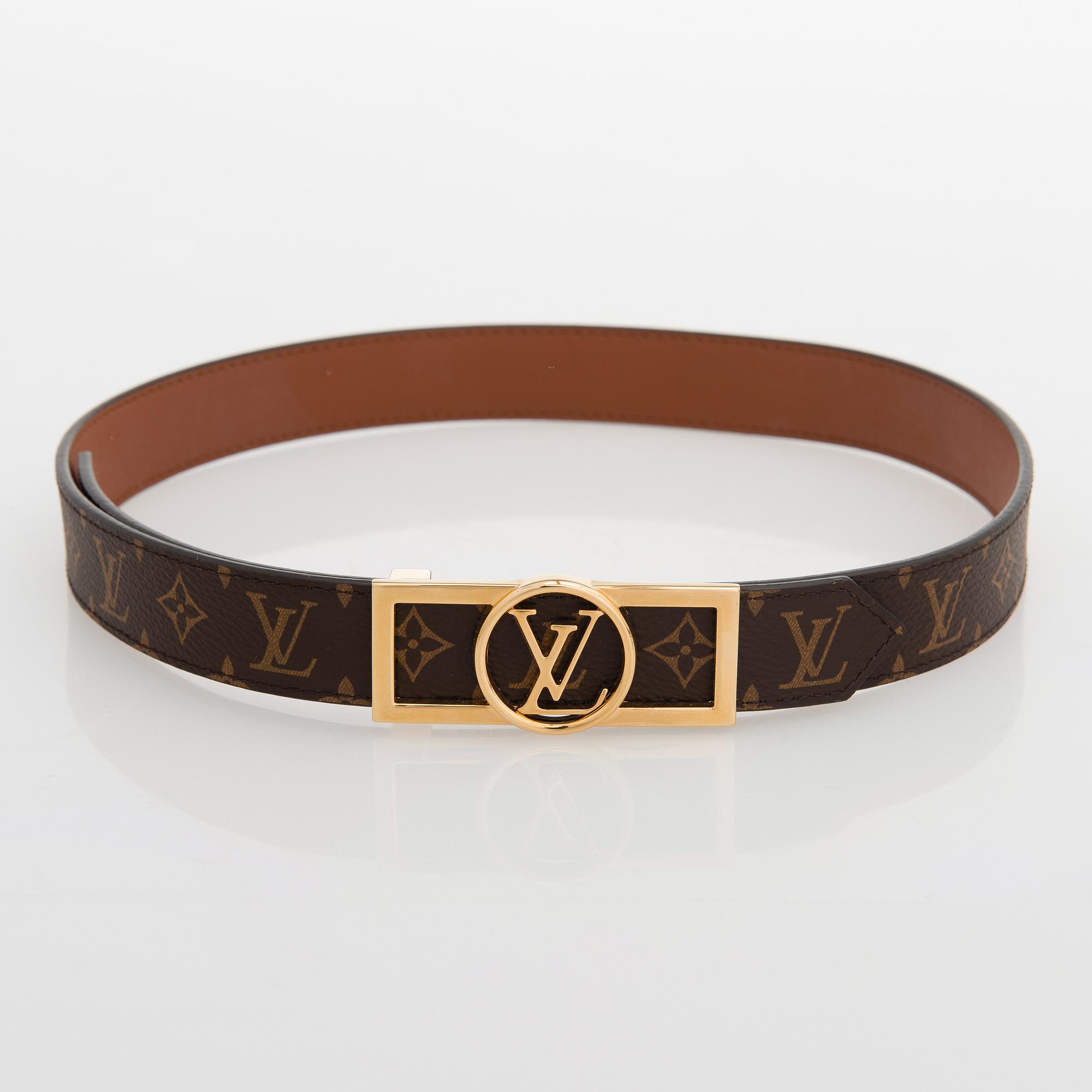 Louis Vuitton, "Dauphine Reversable", vyö, koko 70/28.