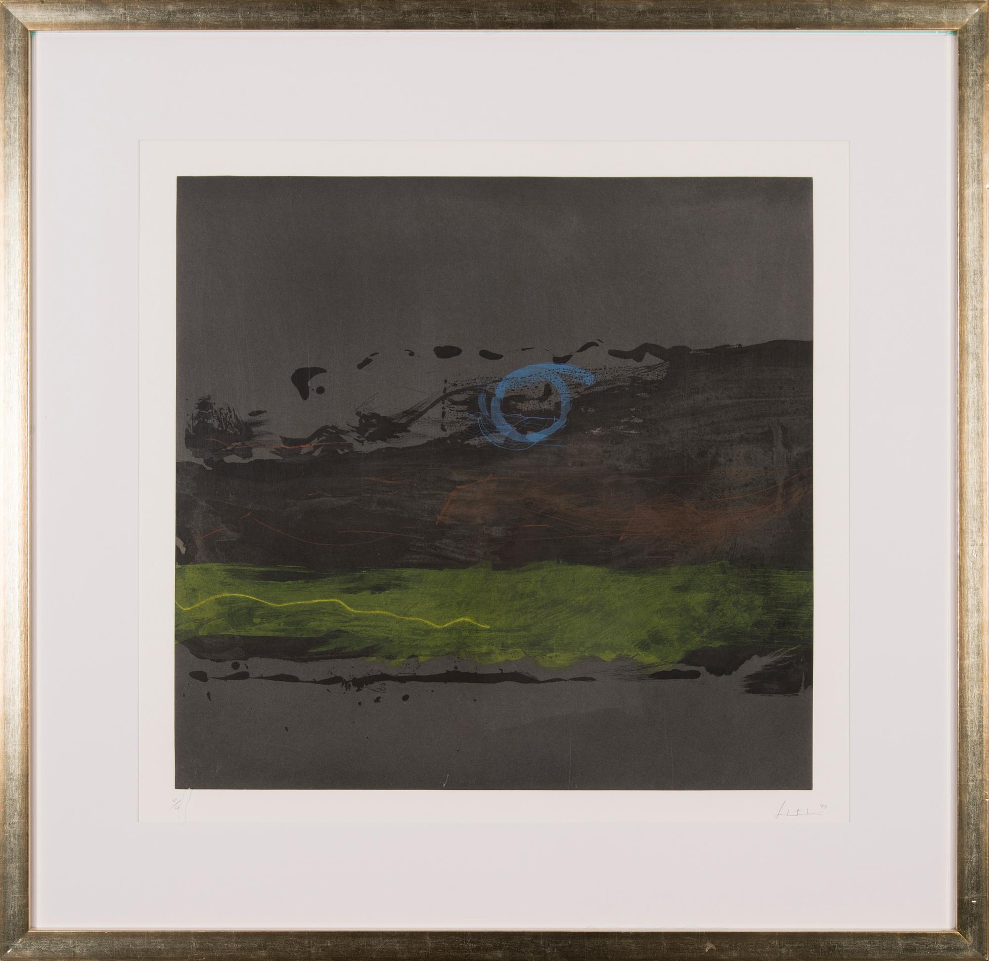 HELEN FRANKENTHALER, "BROOME STREET AT NIGHT".