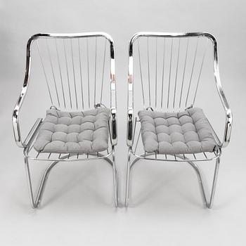 WILLY RIZZO, 4 chairs for Cidue, Italy.