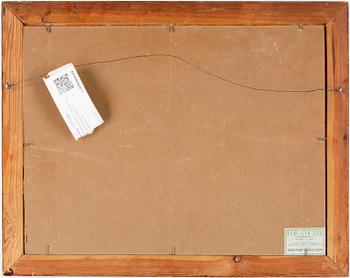 FRITZ KÄRFVE, olja på pannå, signerad.