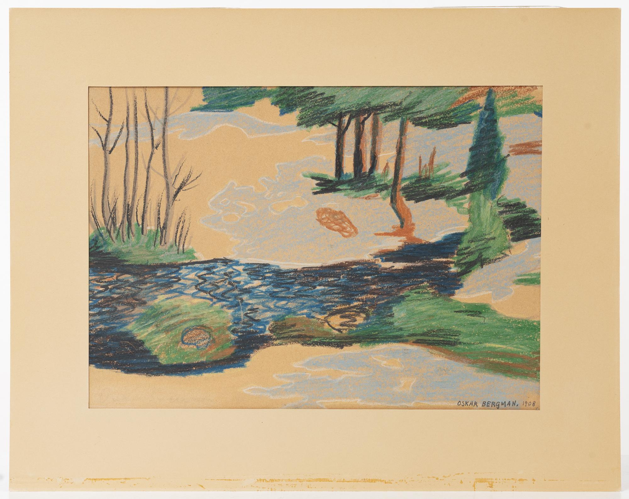 Oskar Bergman, Landscape, Ljusterö.