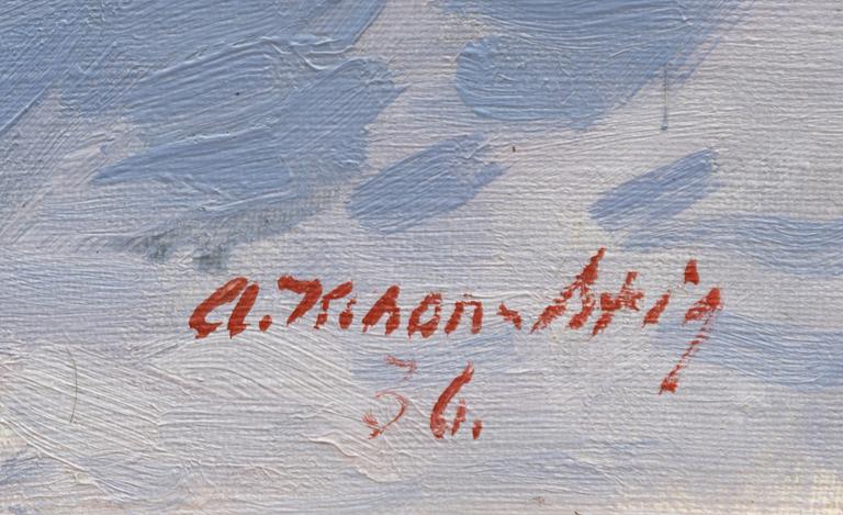 Ante (Anders) Karlsson-Stig, Winter landscape.