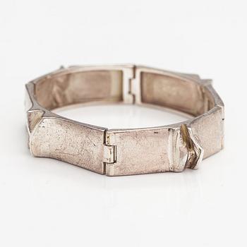 Björn Weckström, Armband "Ceres", sterlingsilver. Lapponia 1973.