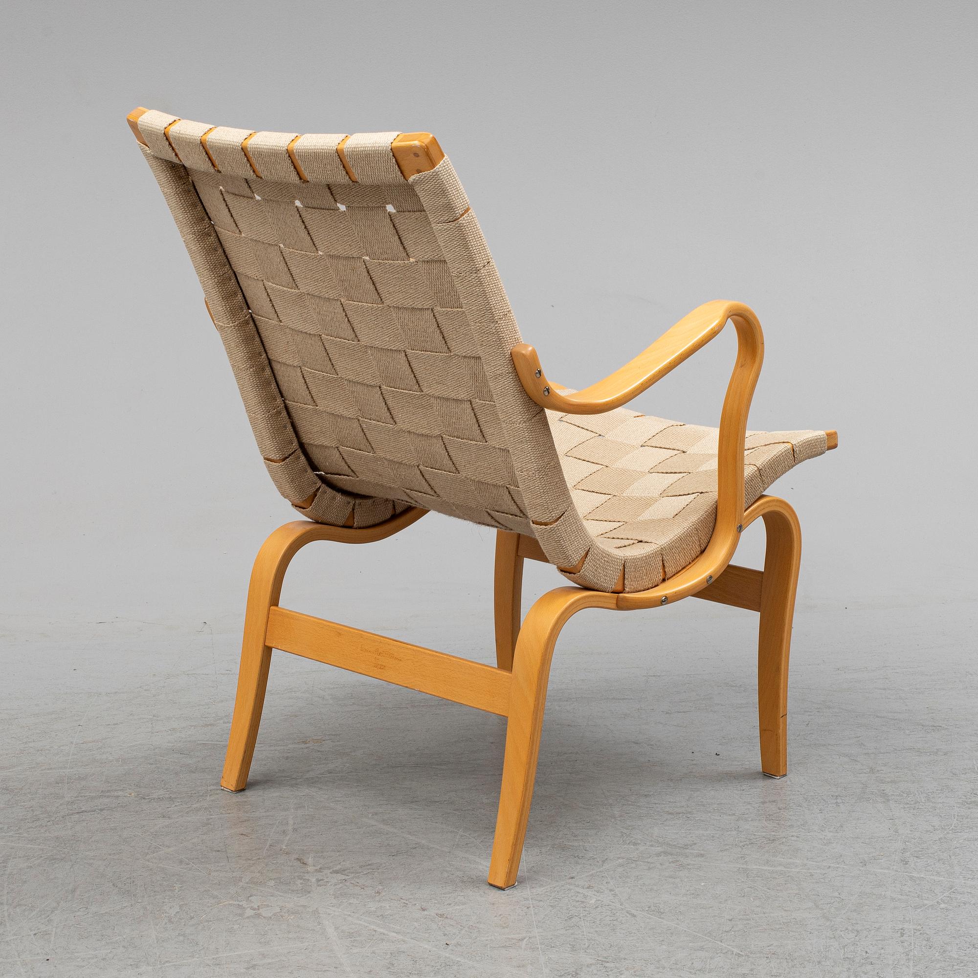 BRUNO MATHSSON, an 'Eva' easy chair, Dux.