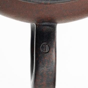 A 'bat' yixing teapot, China 1980s.