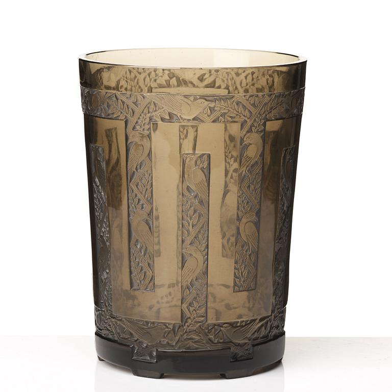 René Lalique, vas, "Grimpereaux", Frankrike 1920-30-tal, modell 987.