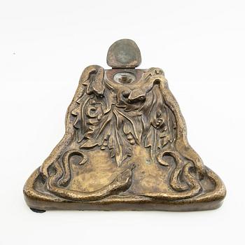 Desk set, 3 pieces, Mogens Ballin, Denmark, first half of the 20th century.