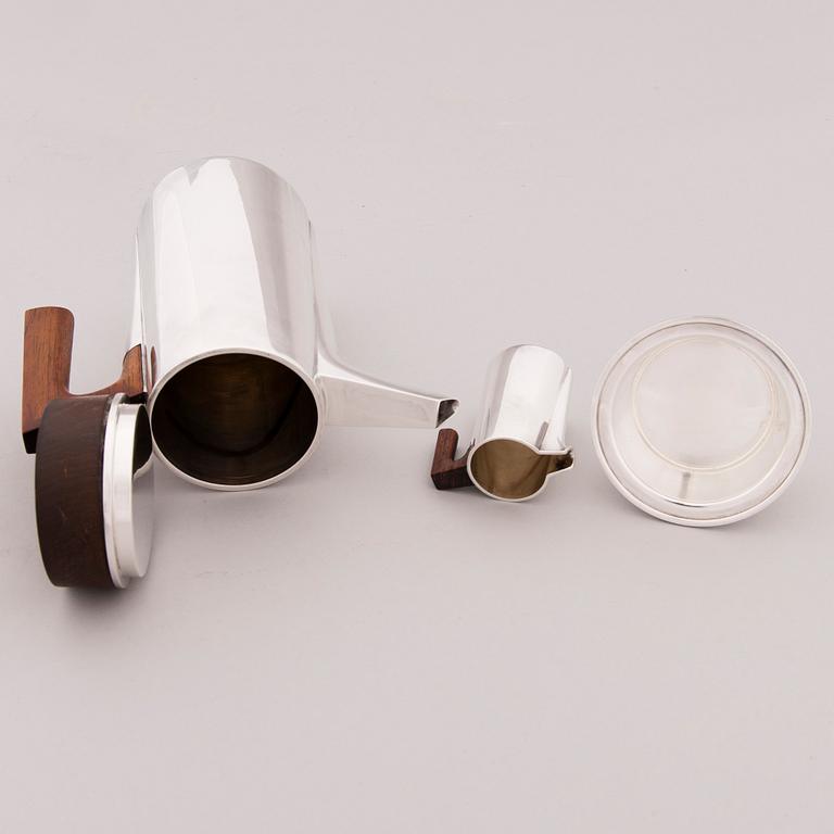 TAPIO WIRKKALA, Kaffeservis, "TW 188", silver, Kultakeskus Tavastehus 1959-1967.