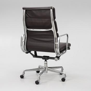 Charles & Ray Eames, kontorsstol, "Soft Pad Chair EA 219, high backrest", Hermen Miller, 2000-tal.