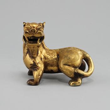 FIGURIN, gulmetall, troligen 1900-tal.