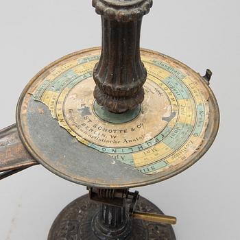 A late 19th century Germany Ernst Schotte & Co Berlin orrery.