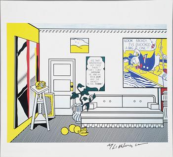 ROY LICHTENSTEIN, offset, sign.