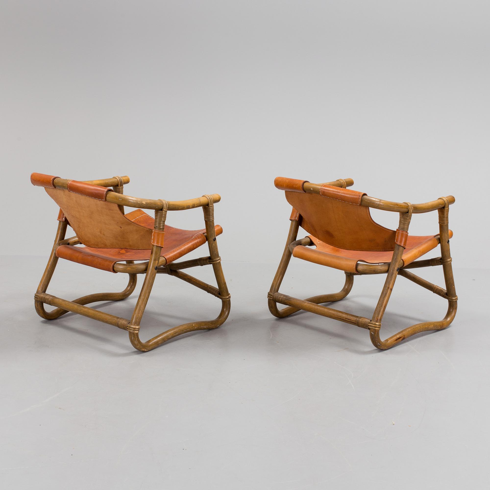 A pair of 1970s "Espri" easychairs by Ikea.