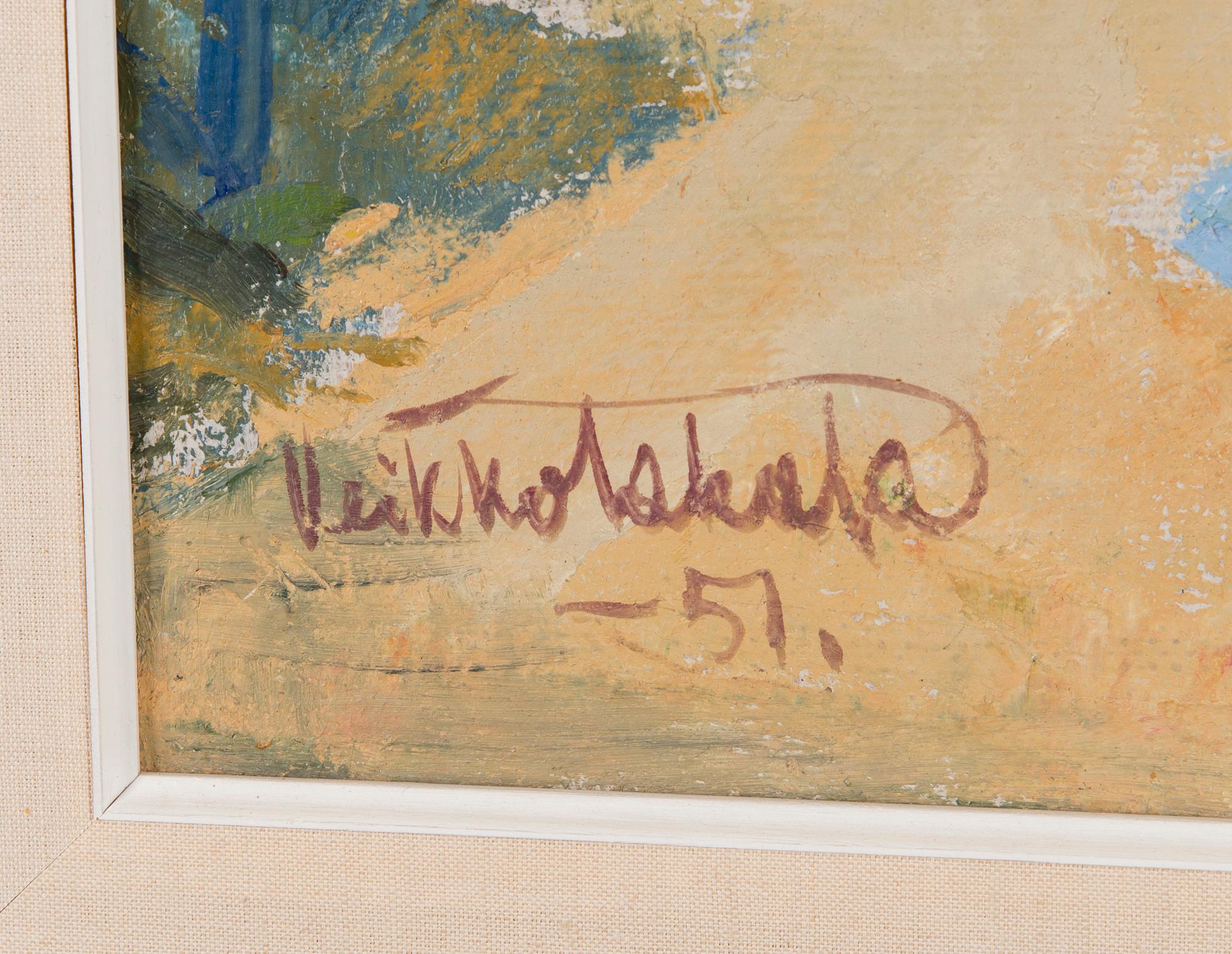 VEIKKO TAKALA, oil on canvas, signed and dated -51.