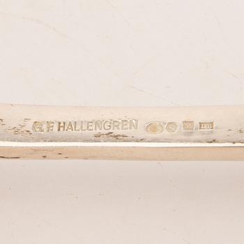 GF Hallengren bestick  51 dlr silver Malmö 1920-tal schatull medföljer.