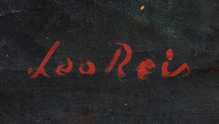 LEO REIS, olja på duk, sign.