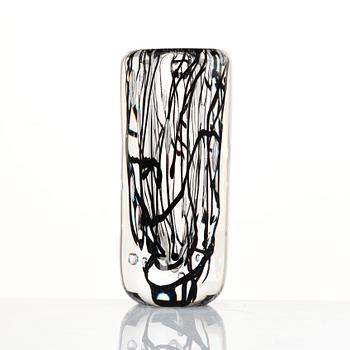 Vicke Lindstrand, a unique glass vase, Kosta, Sweden 1950-60s.