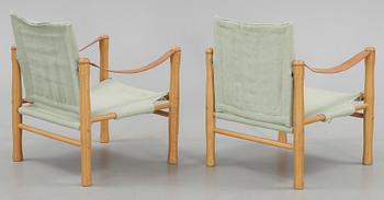 KARMSTOLAR, ett par, "Safari", Elias Svedberg, NK:s Triva-serie, 1950-tal.