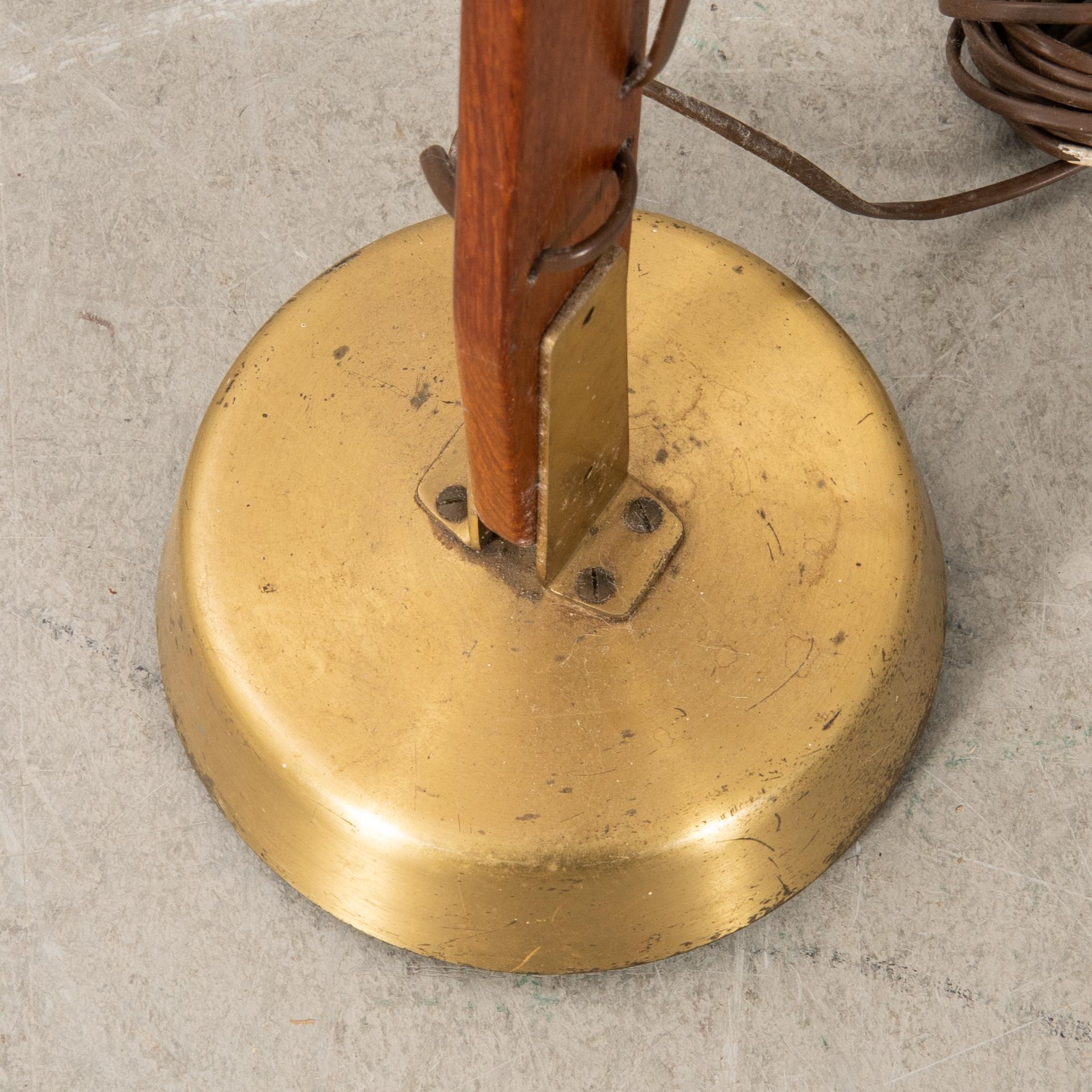 Hans Bergström, golvlampa, modell "544", ateljé Lyktan, Åhus, 1940-50-tal.