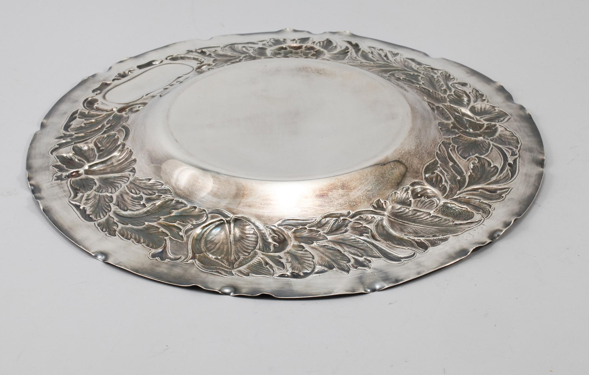 FAT, silver, barockstil, GAB, Stockholm, 1944, vikt 600 gram.