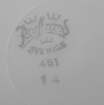 MATSERVIS, 87 delar, porslin, Rörstrand, "Nationalservisen". Louise Adelborg.