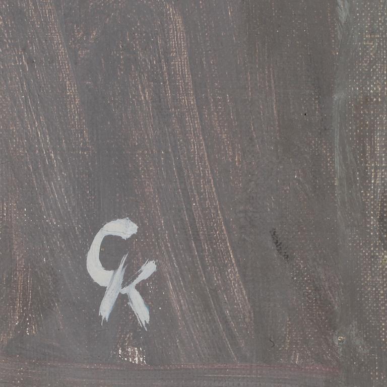 GRETA KNUTSON-TZARA, olja på duk, monogramsign.