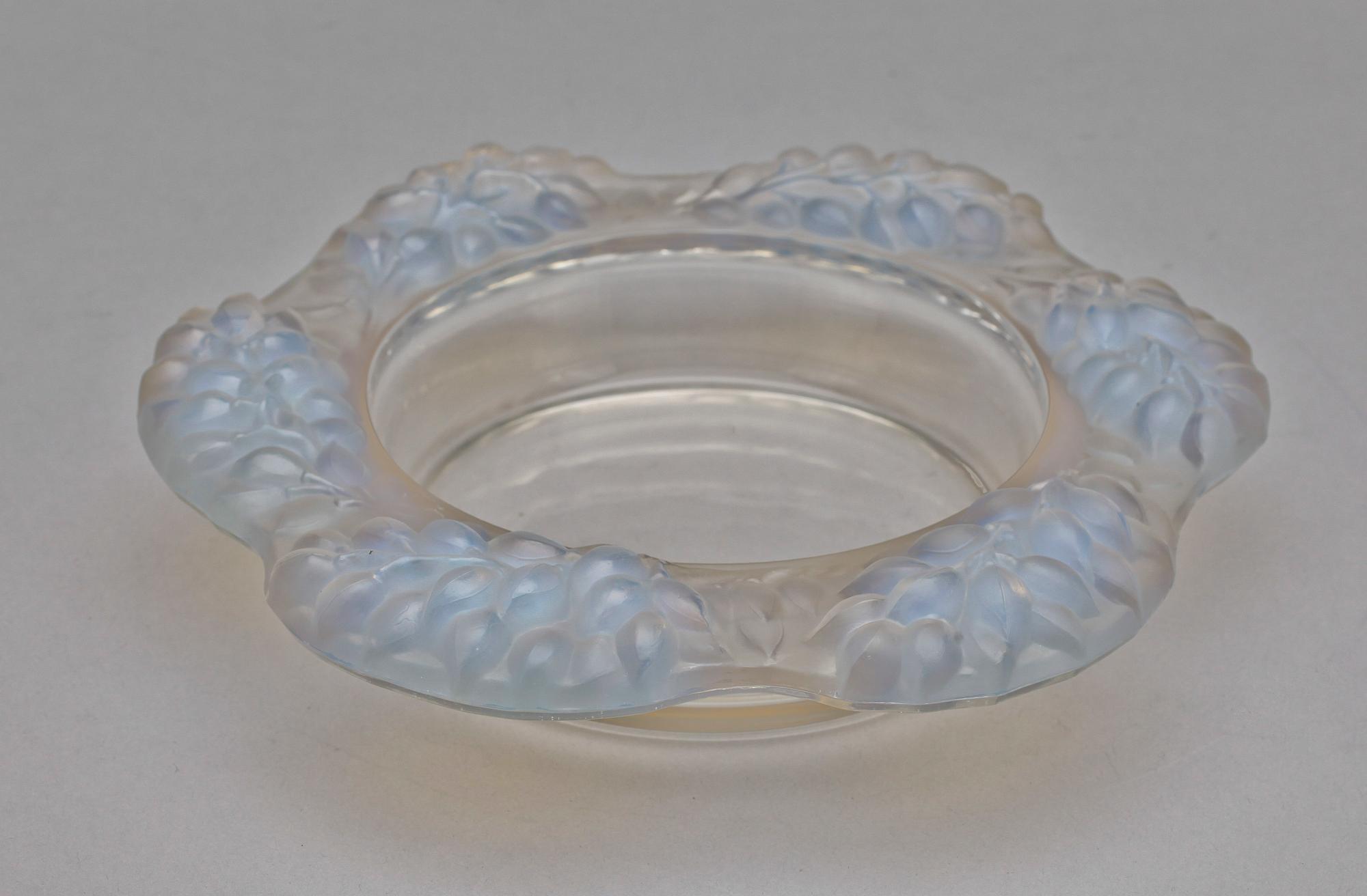 SKÅLFAT, glas, Lalique, Frankrike, 1900-tal.