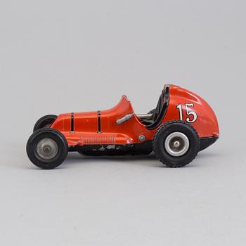 A THIMBLE DROME TETHER CHAMPION RACING CAR, Roy Cox, aluminium, 1950s.