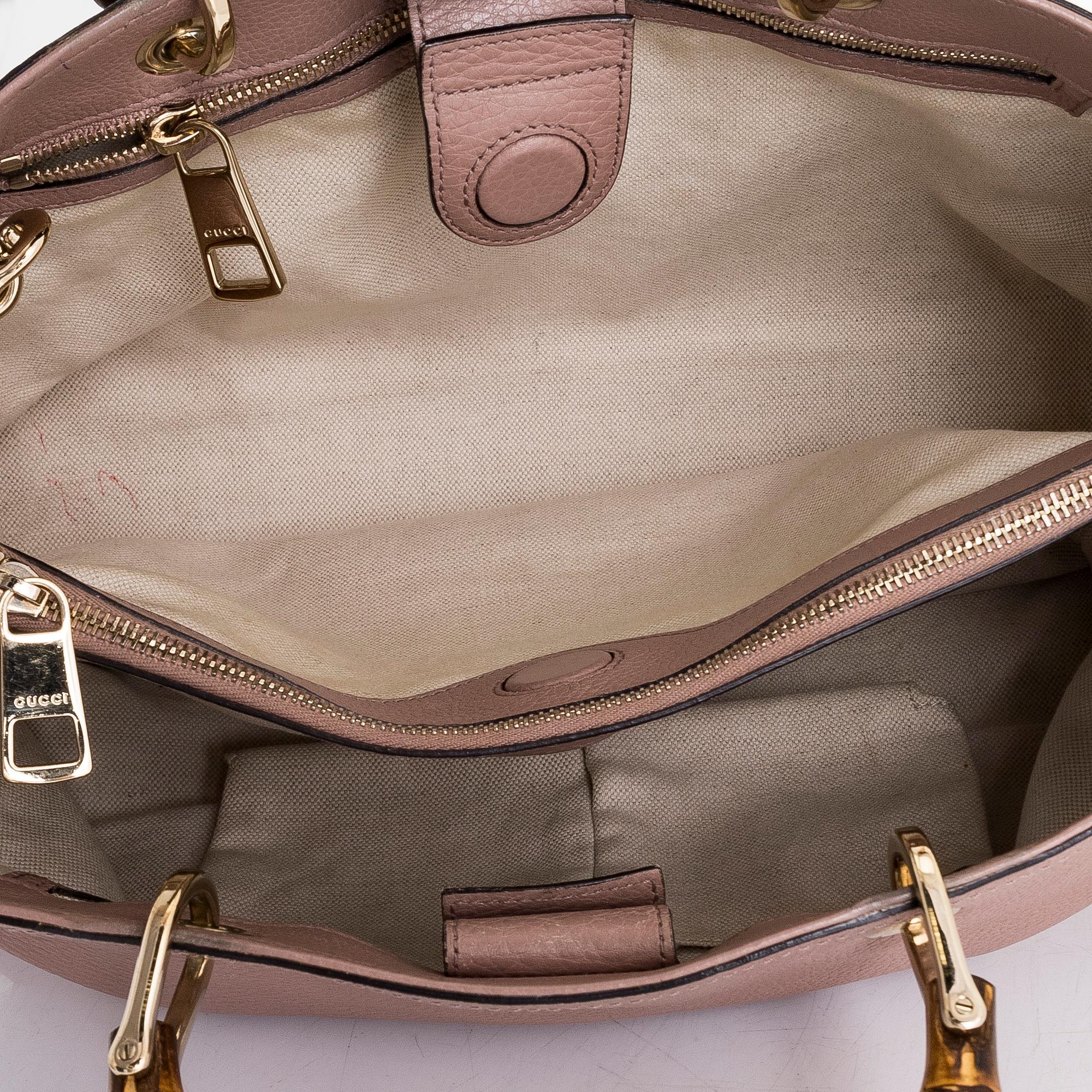 Gucci, a 'Bamboo shopper' bag.