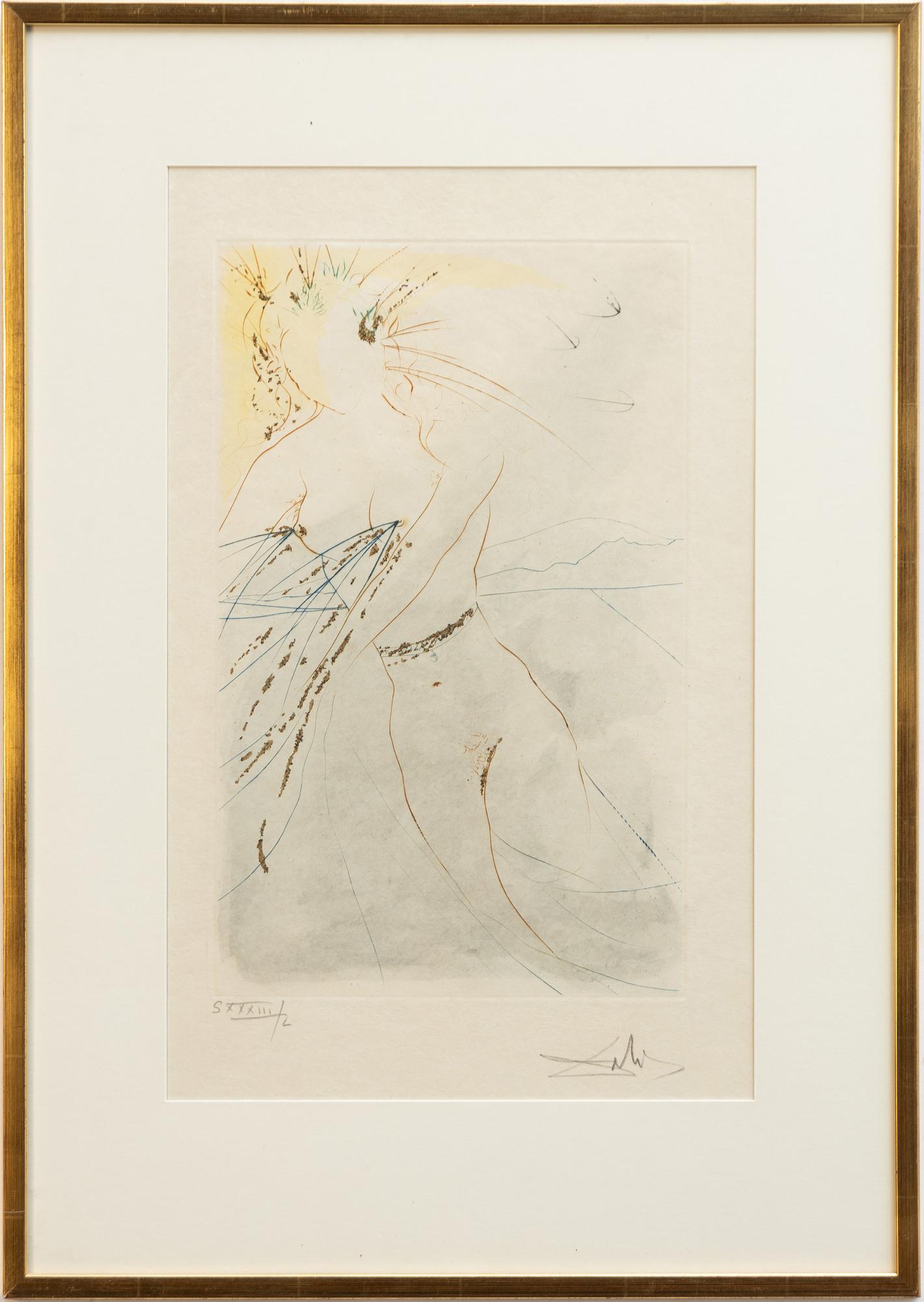 Salvador Dalí, "The Voice of My Beloved", from "The Song of Songs of Solomon".