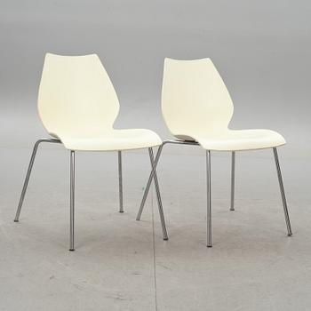 STOLAR, 6 st, "Maui", Vico Magistretti för Kartell.