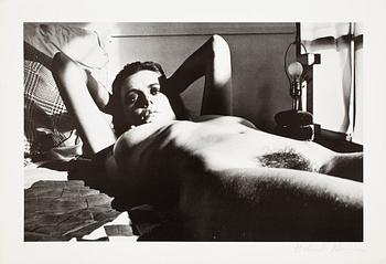 HELMUT NEWTON, "Fiona Lewis in Los Angeles", 1976, offsetlitografi, sign.
