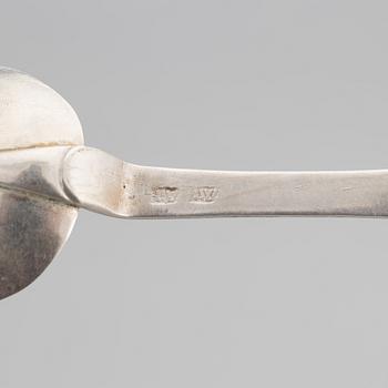 Hans Henriksson Wettersten, sk Råttsvansked, silver, barock, Vadstena (1682-1726).