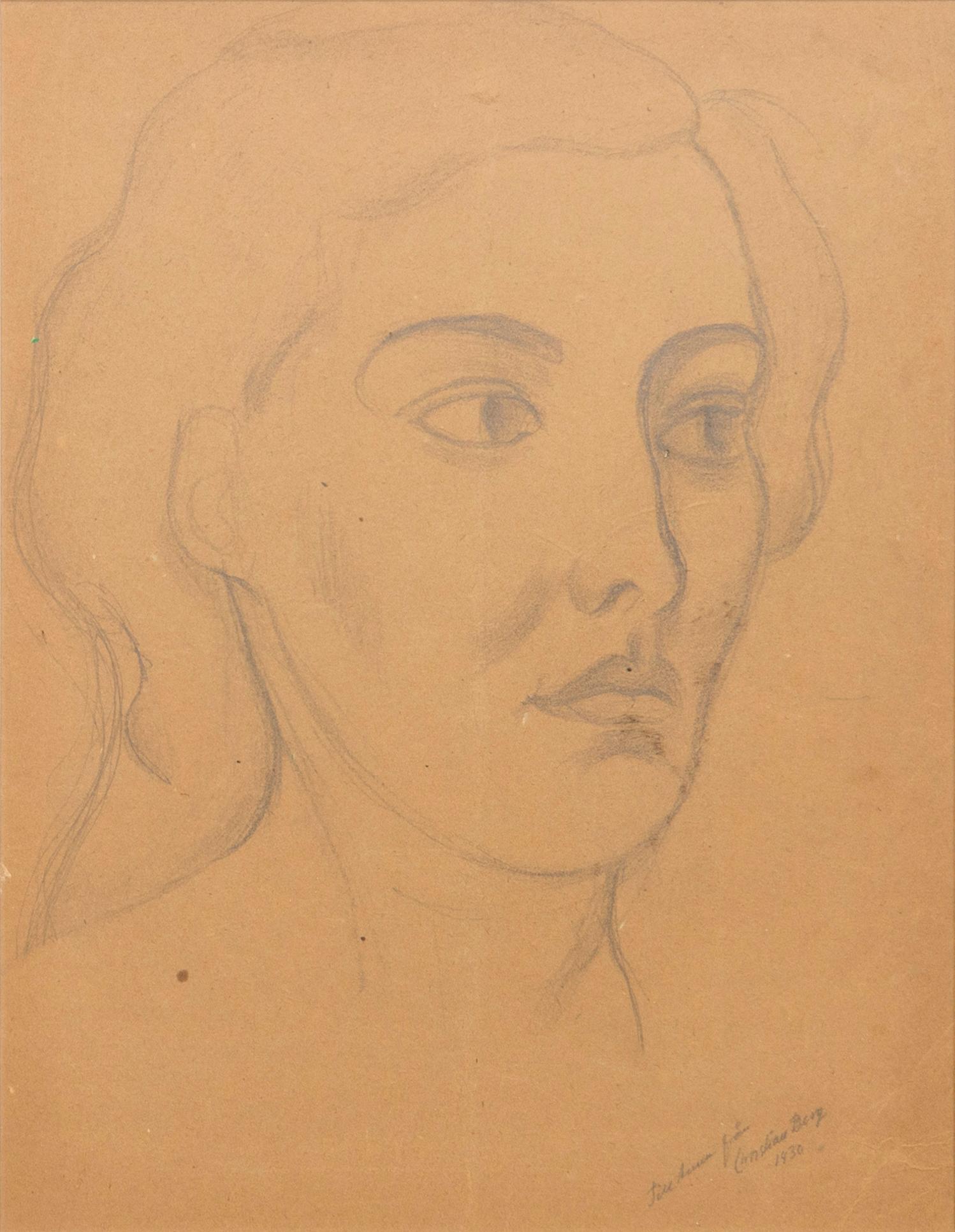 Christian Berg, Modellstudie.