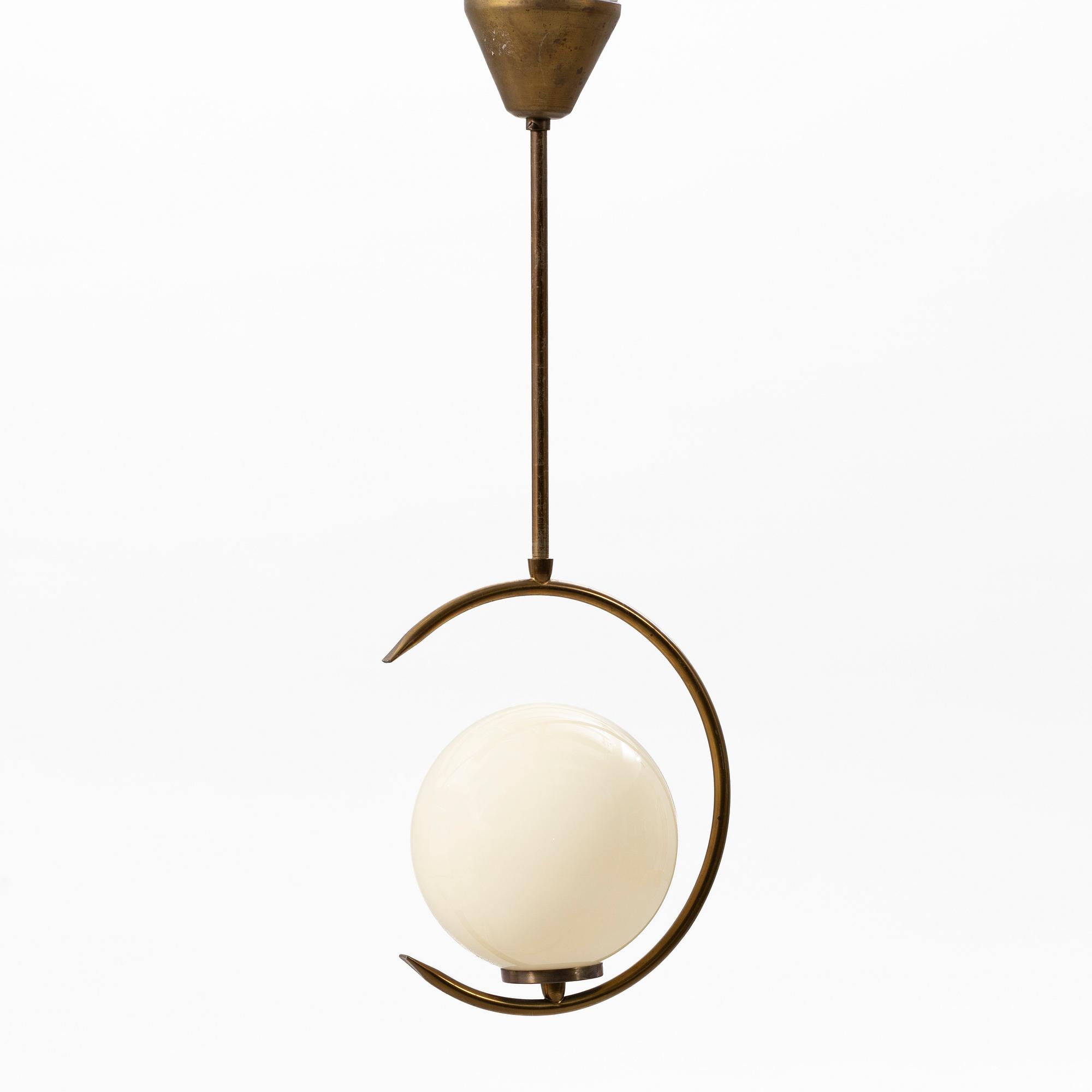 Ceiling lamp, Scandinavian Modern, 1940s.