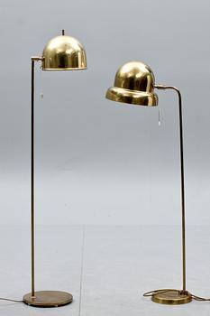 GOLVLAMPOR, 2 st, Bergboms, 1900-talets andra hälft.