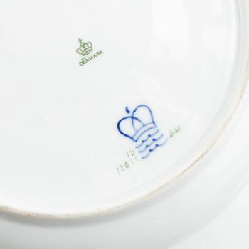 A 61-piece porcelain dinner service, Royal Copenhagen, Denmark, early 20th century.