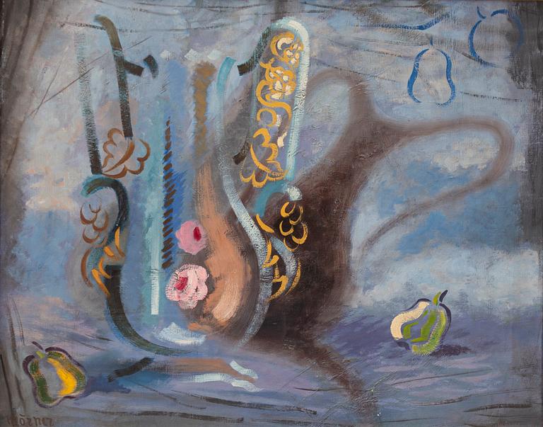 Stellan Mörner, "Stilleben med vas och päron".