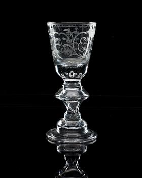 VINGLAS. Tyskland, 1700-tal.