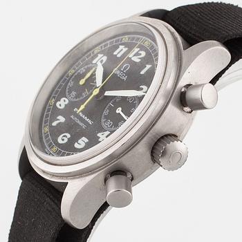 OMEGA, Dynamic Automatic, wristwatch, chronograph, 38,5 mm.
