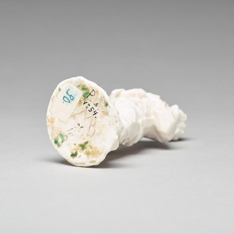 FIGURIN, mjukt porslin. Marieberg, 1700-tal.