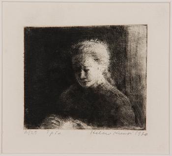 HELMI KUUSI, etsning, signerad, daterad 1976, och numrerad Tpl'a 2/25.