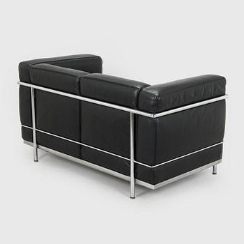 Pierre Jeanneret, Charlotte Perriand & Le Corbusier, soffa, "LC 2", Cassina, Italien.