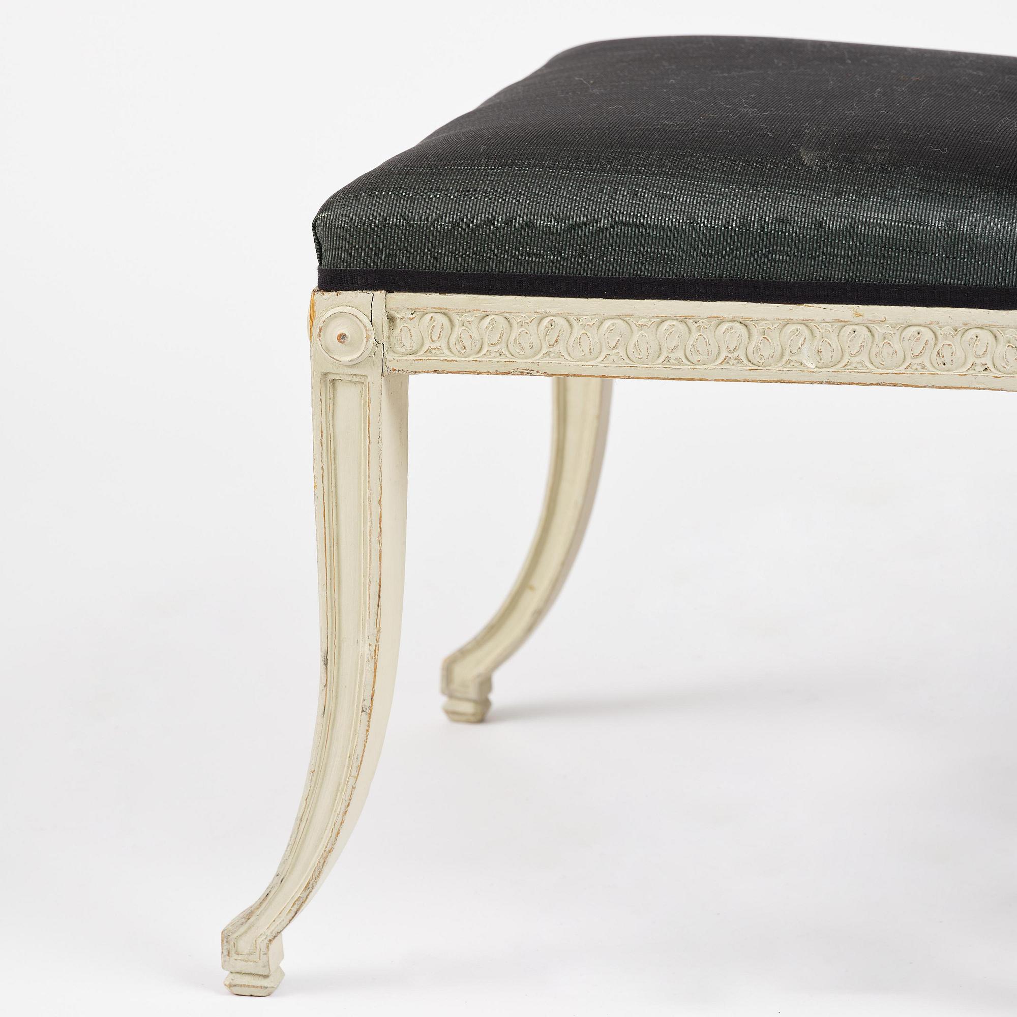 A set of eight (6+2) klismos-chairs attributed to C. J. Wadström (master 1788-1816).
