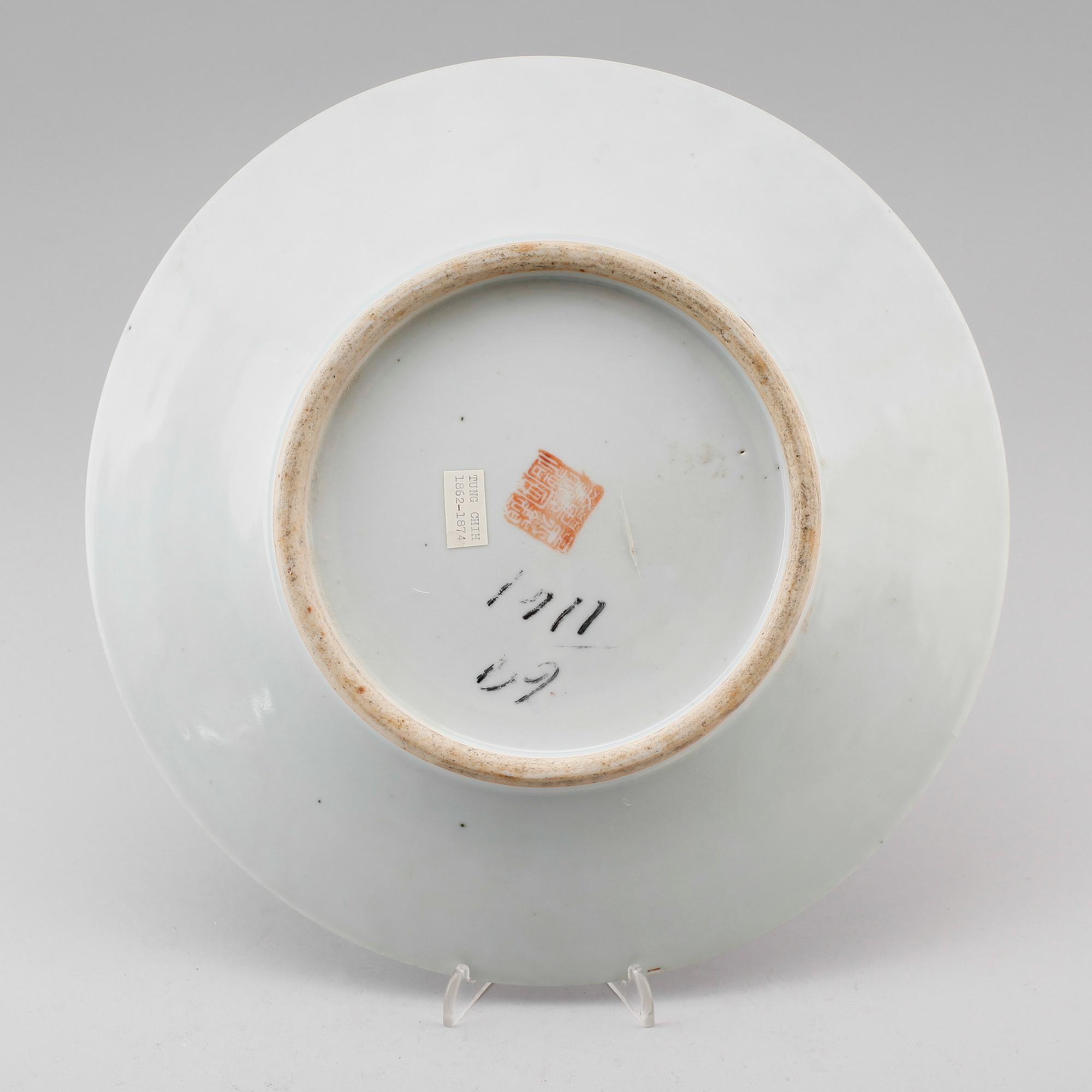 FAT, porslin, Kina, 1800-tal.