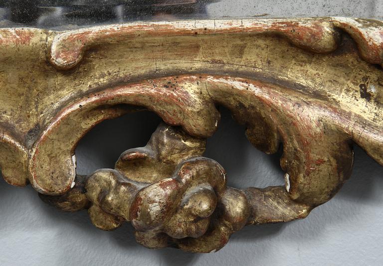 SPEGEL, rokoko, 1700-tal, Danmark/Tyskland.