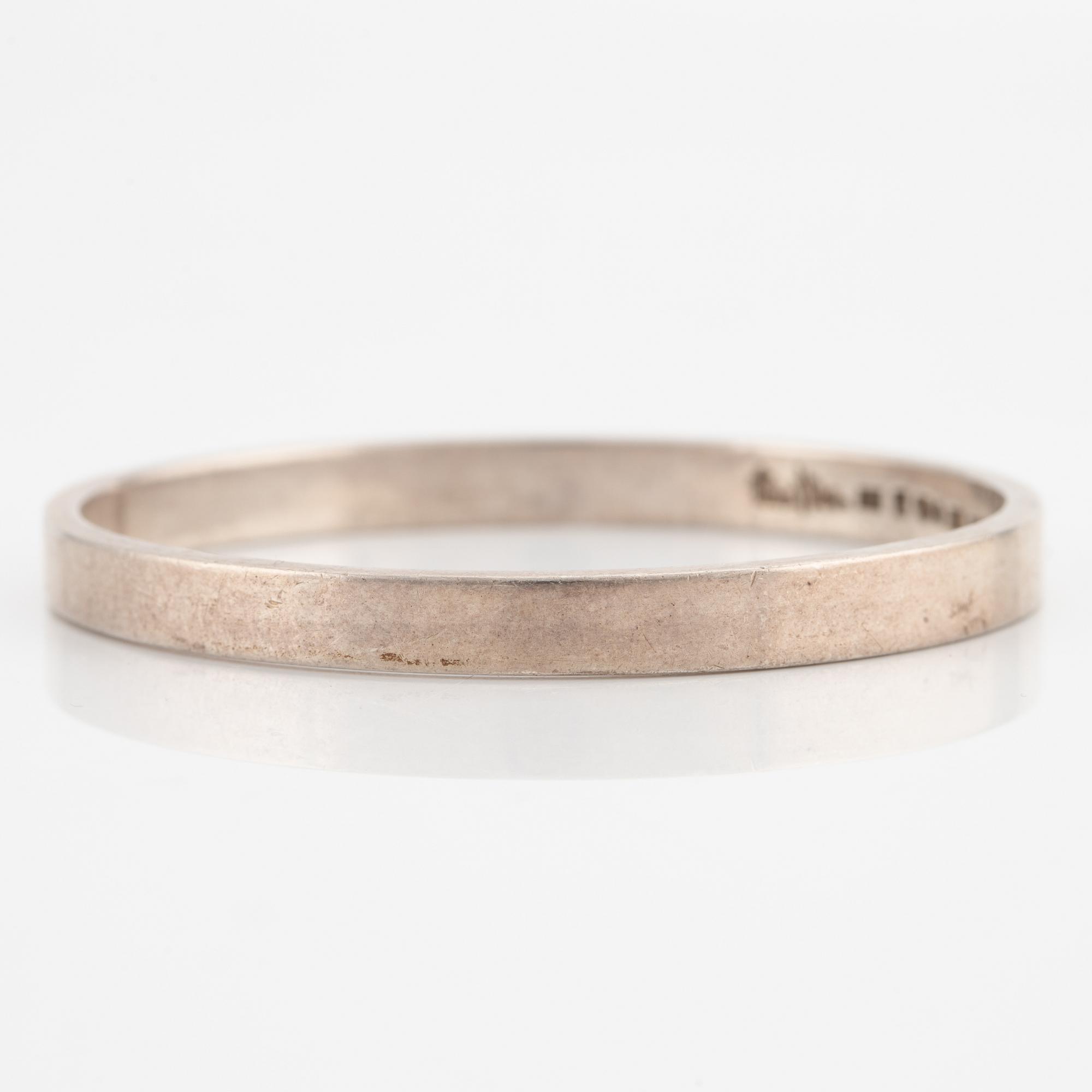 Wiwen Nilsson, bracelet sterling silver, Lund 1962.